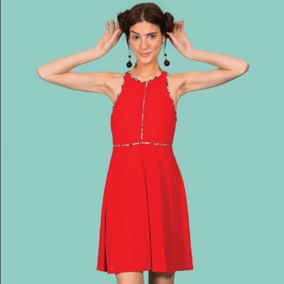 nordstrom red dress